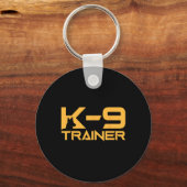 K-9 K9 Dog Handler Trainer Polizeischutz Hallowage Schlüsselanhänger (Vorderseite)