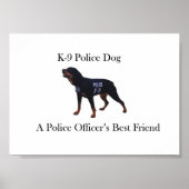 K-9 Police Doster Poster (Vorne)