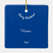 K-9 Polizeibeamte Weihnachtsschmuck Ver. 2 (Rückseite)