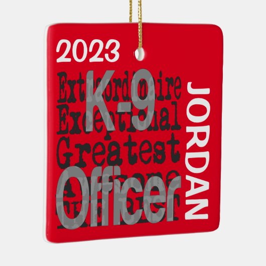 K-9 Referent Extraordinaire CUSTOM Keramikornament (Rechts)