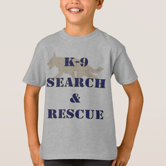 K-9-Such- und Rettungsdienst-GSD T-Shirt (Vorderseite)
