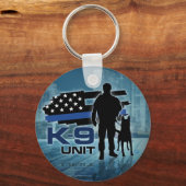 K-9 Unit  -Police Dog - Malinois Schlüsselanhänger (Vorderseite)