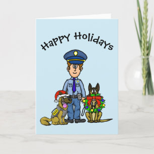 K-9-Weihnachtskarte Karte