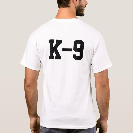 K-9-Zombie-Response-Team-Shirt T-Shirt (Rückseite)