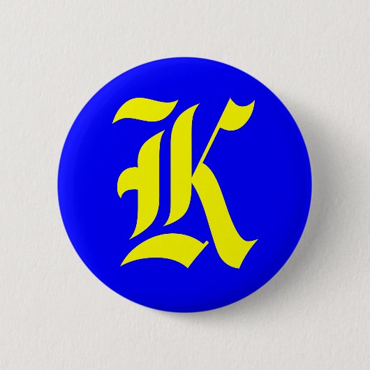 K - ALTES ENGLISCH BUTTON (Vorderseite)