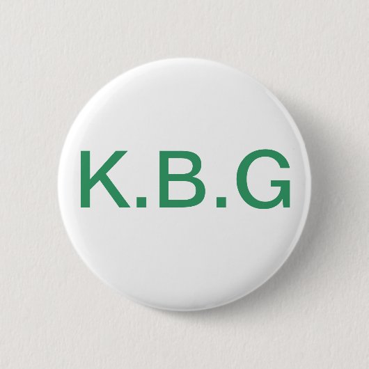 K.B.G. Knopf Button (Vorderseite)