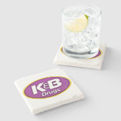 K&B, K&B Untersetzer, New Orleans Steinuntersetzer (Seitenansicht)