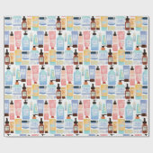 K-Beauty (Koreanische Hautpflege) Geschenkpapier (Flach)