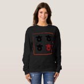 K culture Korean alphabet Hangul Consonant 30 Sweatshirt (Vorne ganz)