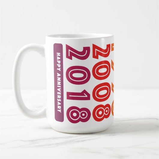K&D Jahrestags-Tasse Kaffeetasse (Links)