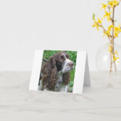 "K.D." Notecard Karte (Gelbe Blume)