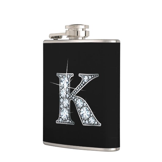 K "Diamond Bling"-Flasche Flachmann (Links)