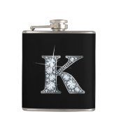 K "Diamond Bling"-Flasche Flachmann (Vorderseite)