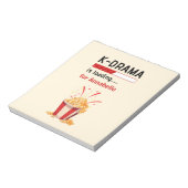 K-Drama is loading Personalized  Notizblock (Rotiert)