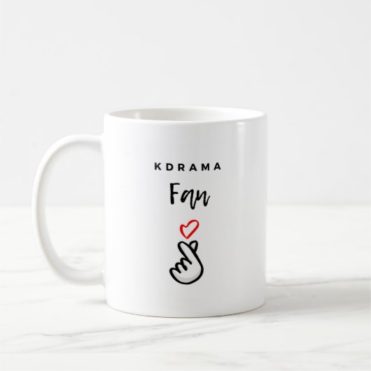 K-Drama-Kaffee-Tasse Kaffeetasse (Links)