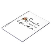 K-Drama-Königin mit koreanischer Krone-Personalisi Notizblock (Linke Seite)