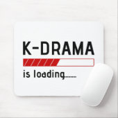 K-drama lädt... - Maus Pad Mousepad (Mit Mouse)