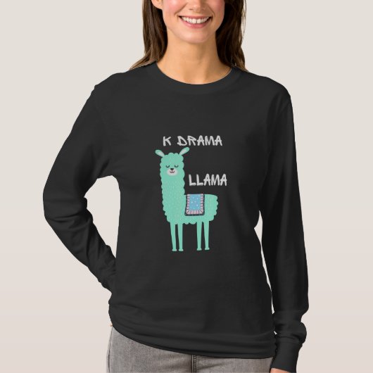 K Drama Llama T-Shirt (Vorderseite)