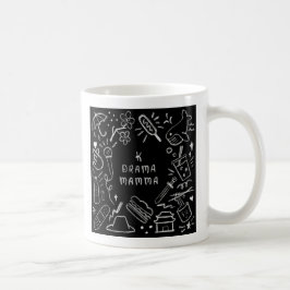 K Drama Mama Chalkboard Style Tasse