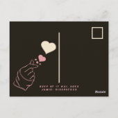 K-Drama-Marathon benutzerdefinierte Korean Drama F Postkarte (Rückseite)