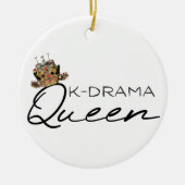 K-drama Queen Keramik Ornament (Vorne)