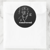 K-Dre Runder Aufkleber (Tasche)