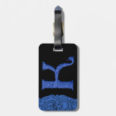 K - Falck Alphabet (blau) Gepäckanhänger (Rückseite vertikal)