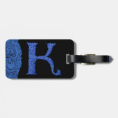 K - Falck Alphabet (blau) Gepäckanhänger (Rückseite horizontal)