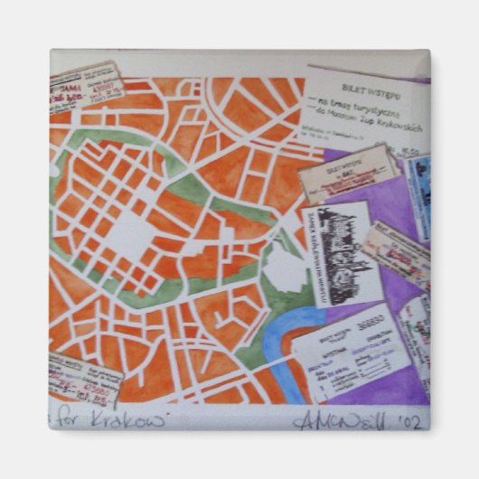 K für Krakau-Magnet Magnet (Vorne)