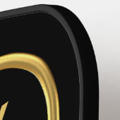 K Gold Initial Pickleball Paddle (Linke Seite)