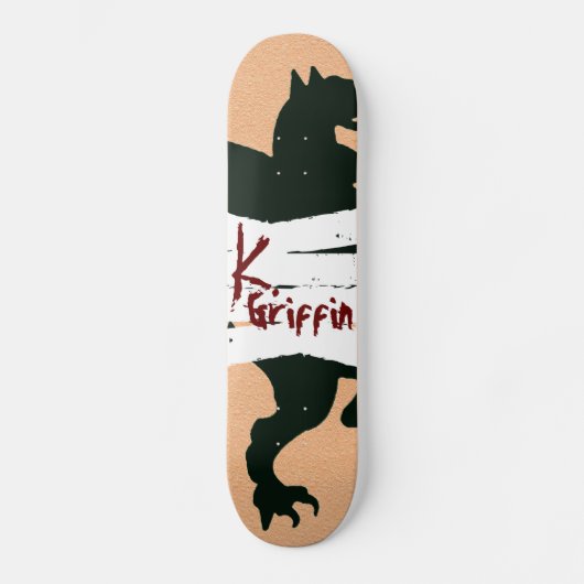 "K. Griffin" Tattoo Bleed Killosopher Deck Skateboard (Vorderseite)