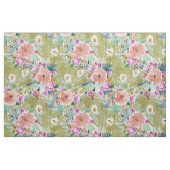 K.I.S.S. Buntes BlumenAquarell Stoff (Fat Quarter (45,7 x 55,9 cm))
