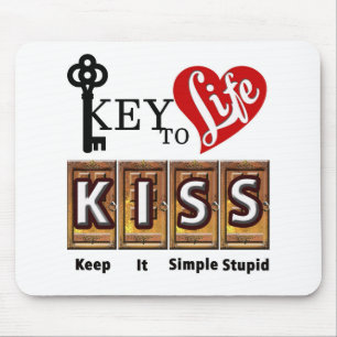 K.I.S.S.-Maus-Pad Mousepad