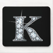 "K"-Imitat-"Diamant Bling"-Mousepad Mousepad (Vorne)