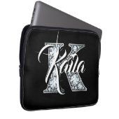 K Imitate Diamond Laptop Sleeve (Vorne Rechts)