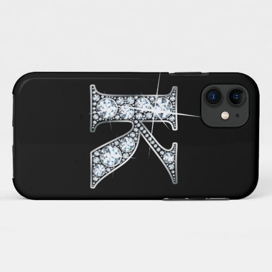 K Imitats Diamond Monogram Case (Rückseite (Horizontal))