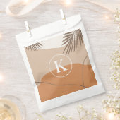 K - Initial Monogram Letter K Abstract Design Geschenktütchen (Ausgeschnitten)