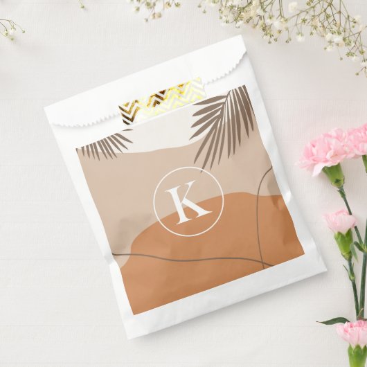 K - Initial Monogram Letter K Abstract Design Geschenktütchen (Versiegelt)