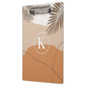 K - Initial Monogram Letter K Abstract Design Klemmbrett (Links)