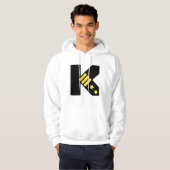 K Is For Kool – Stylized Letter Art Hoodie (Vorne ganz)