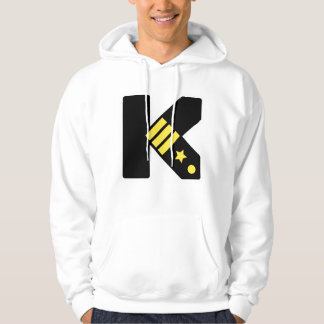 K Is For Kool – Stylized Letter Art Hoodie