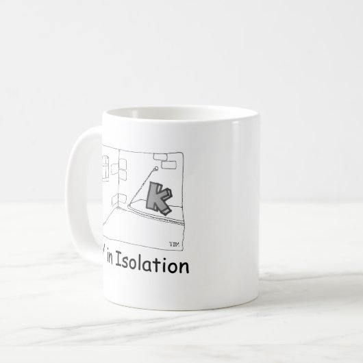 K isoliert kaffeetasse (Vorderseite Links)