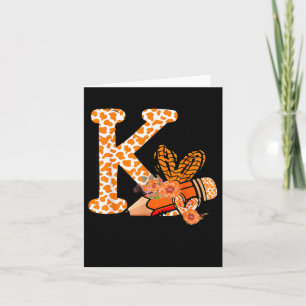 K ist für den Kindheit Orange Anti Bullying Unity Karte