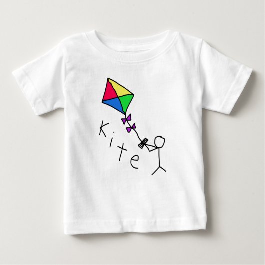 K ist für Drachen Baby T-shirt (Vorderseite)