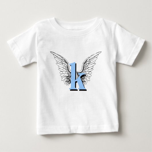 K ist für Ihr erstes oder Nachname Baby T-shirt (Vorderseite)