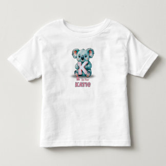 K ist für Katie – Individuell Kleinkind T-shirt