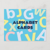 K ist für Key - Alphabet Flash Card Postkarte (Rückseite)