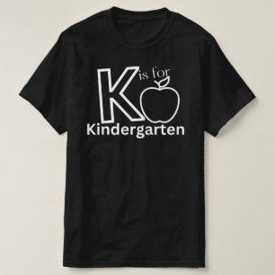 K ist für Kindergarten, Kindergartenlehrer, Kind T-Shirt