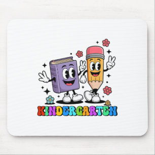 K ist für Kindergarten-Lehrer Bleistift Buch Zurüc Mousepad