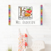 K ist für Kindergarten Zurück zur Schule Banner (Insitu)